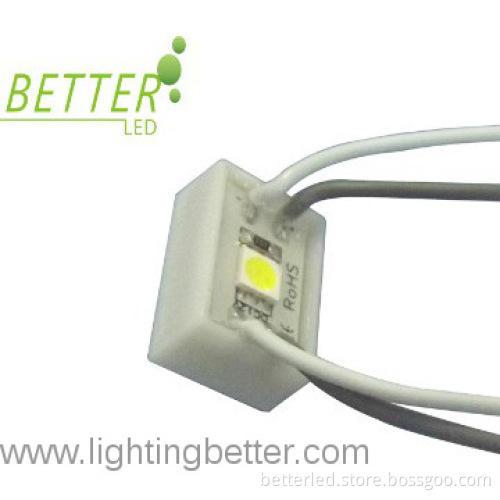 SMD5050 LED module with 1pcs LED waterproof with CE and RoHS